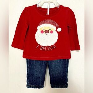 2/$20💕Santa Outfit 3-6 mo